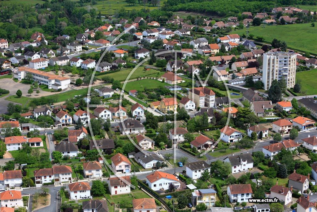 Photo arienne de Montluon (Saint Jean)