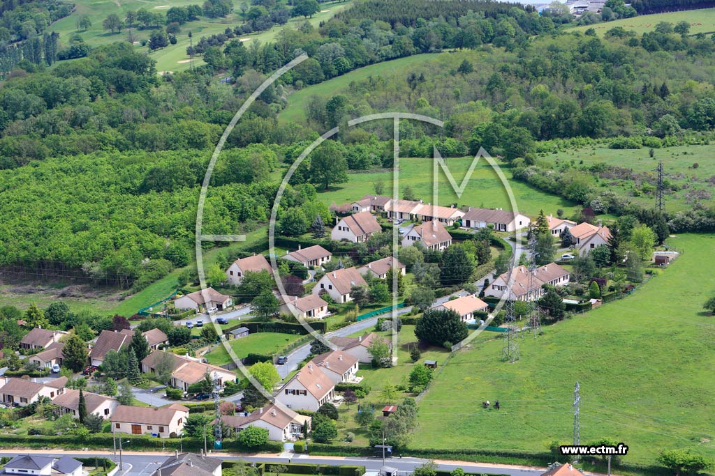 Photo arienne de Montluon (Saint Jean)