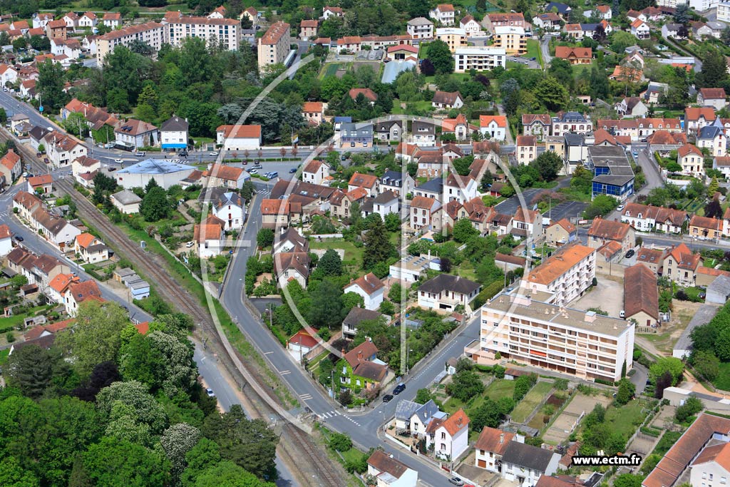 Photo arienne de Montluon (Saint Jean)