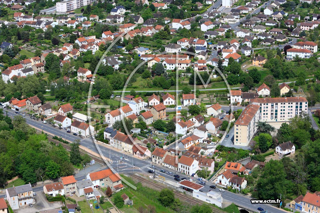Photo arienne de Montluon (Saint Jean)