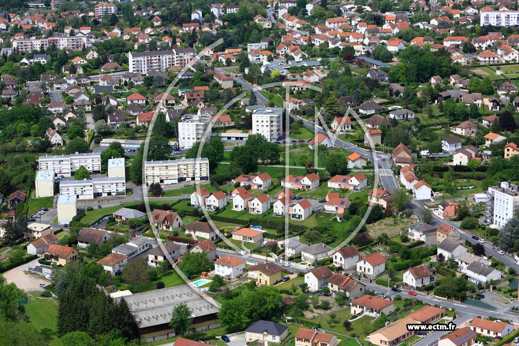 Photo arienne de Montluon (Saint Jean)