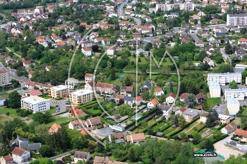 Photo arienne de Montluon (Saint Jean)
