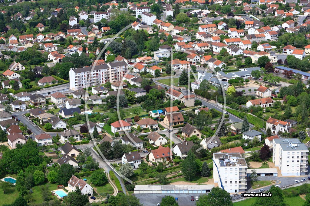 Photo arienne de Montluon (Saint Jean)