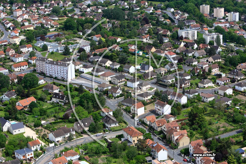 Photo arienne de Montluon (Saint Jean)