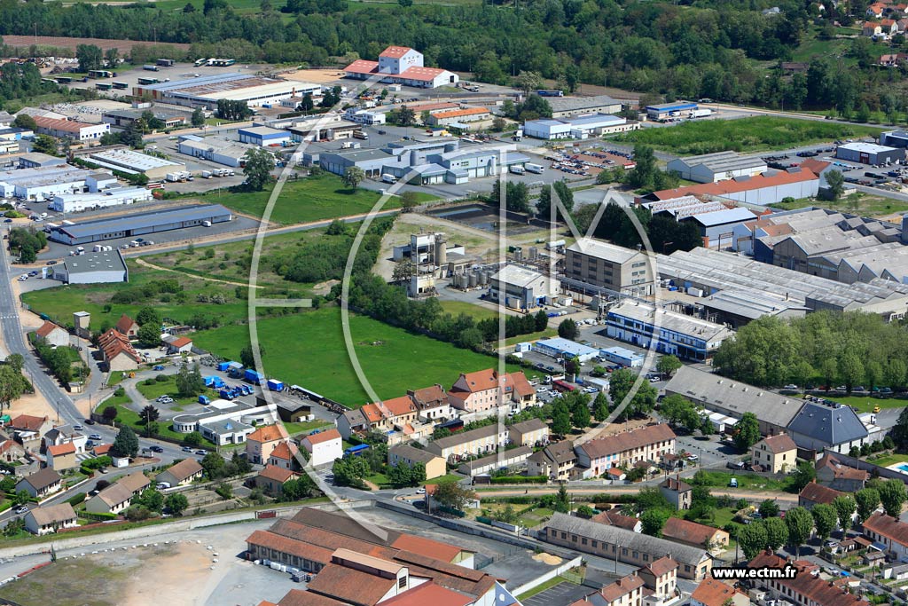 Photo arienne de Montluon (Zone Industrielle Blanzat)