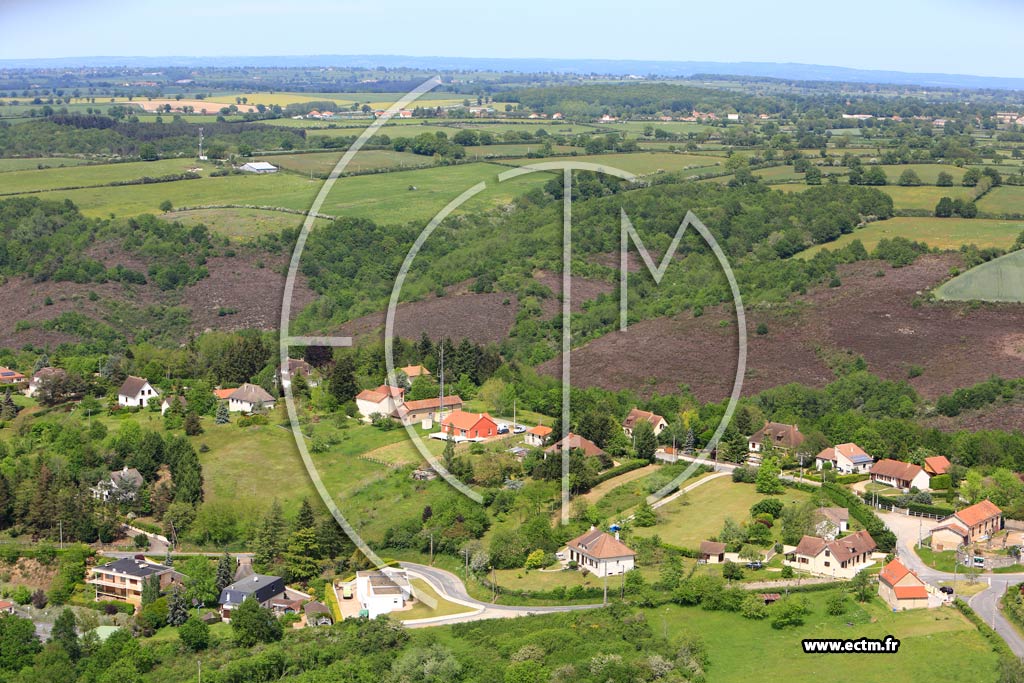 Photo arienne de Montluon (Chtelard-La Verne-Nerdre)