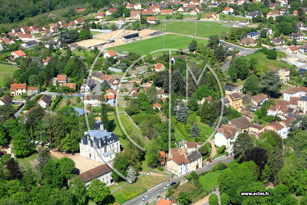 Photo arienne de Nris-les-Bains
