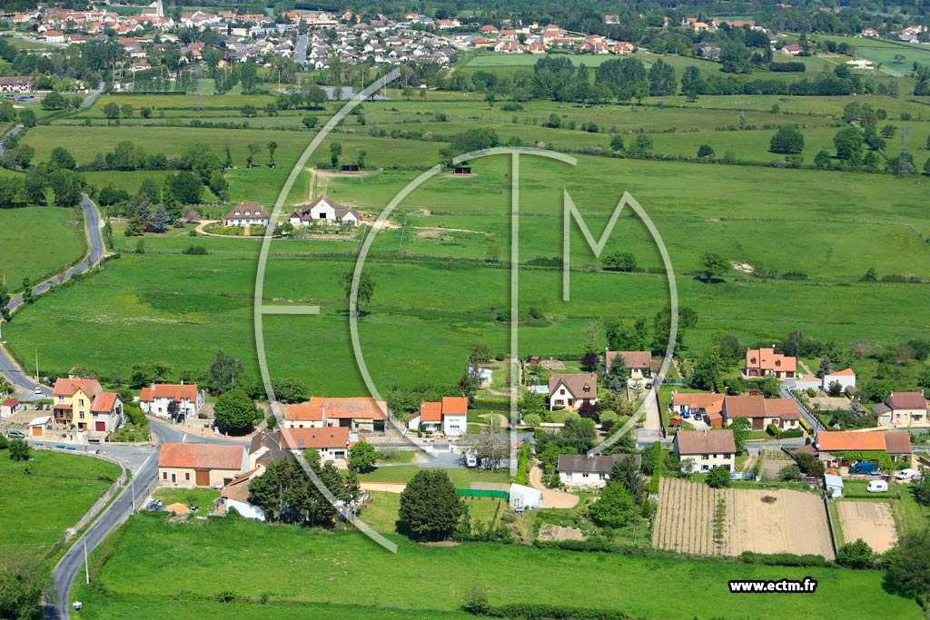 Photo arienne de Prmilhat (Ouches)