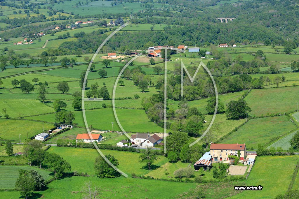 Photo arienne de Saint-Genest