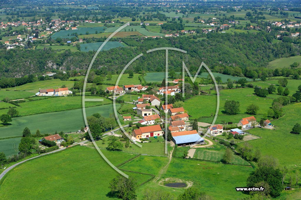 Photo arienne de Saint-Genest (Busseuille)