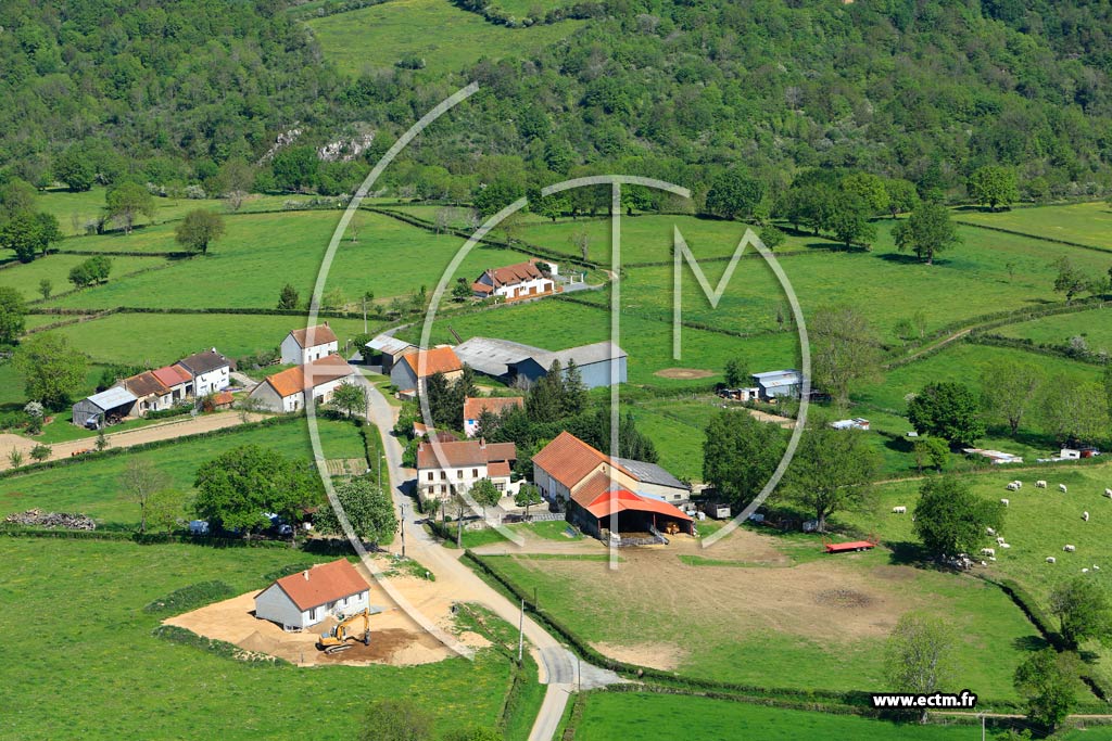 Photo arienne de Saint-Genest (Rillat)