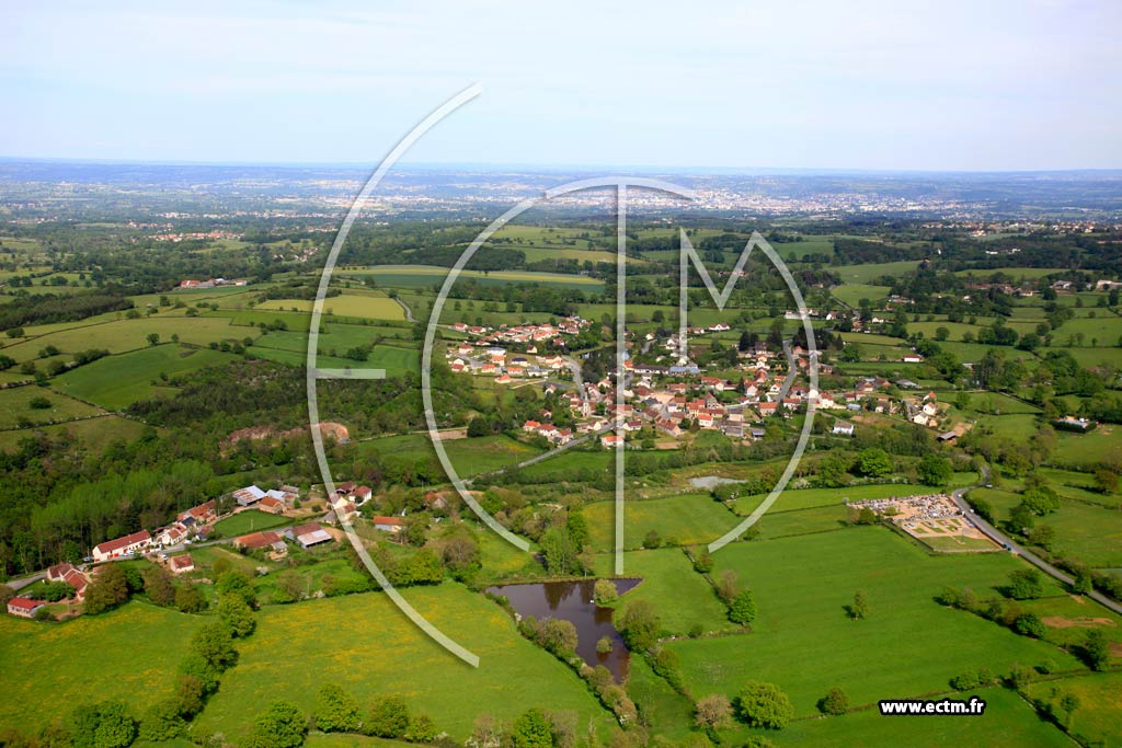 Photo arienne de Saint-Martinien