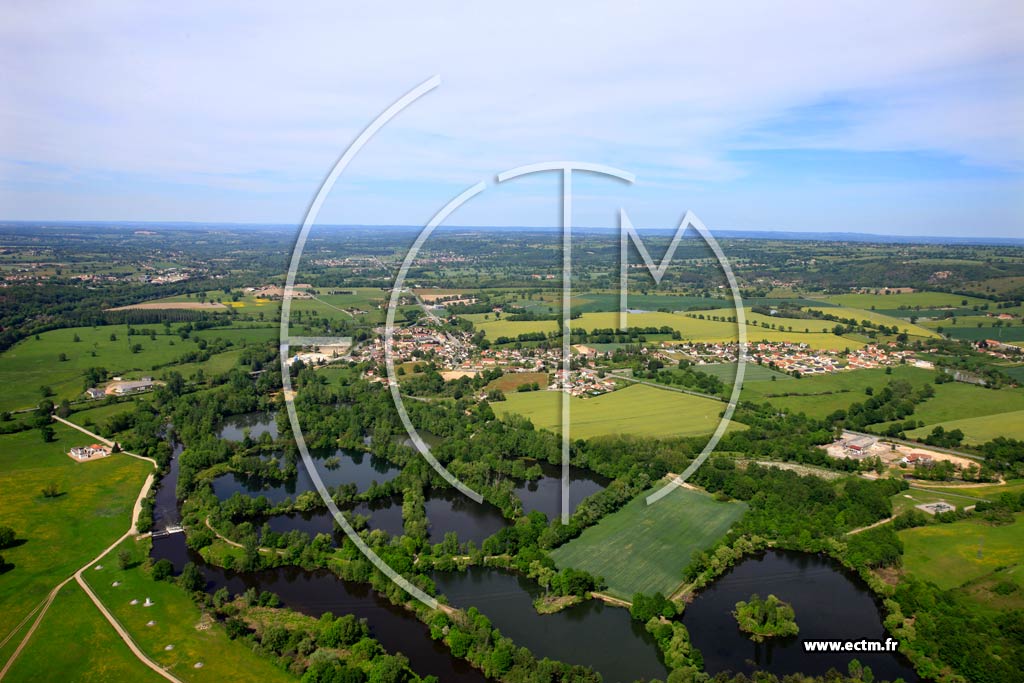 Photo arienne de Saint-Victor