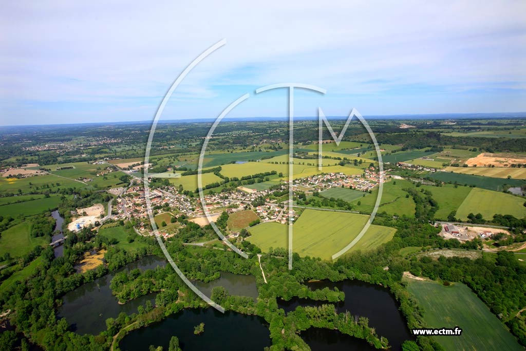 Photo arienne de Saint-Victor