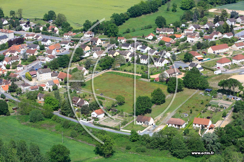Photo arienne de Saint-Victor