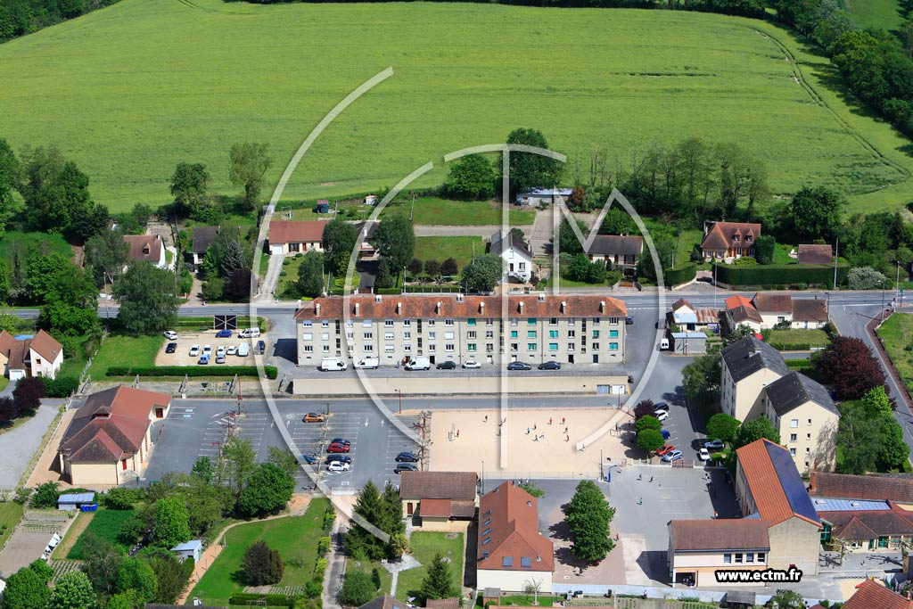 Photo arienne de Saint-Victor