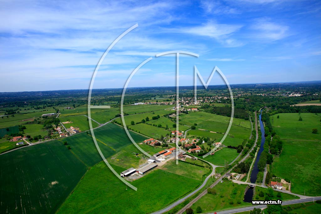 Photo arienne de Saint-Victor (La Dure)