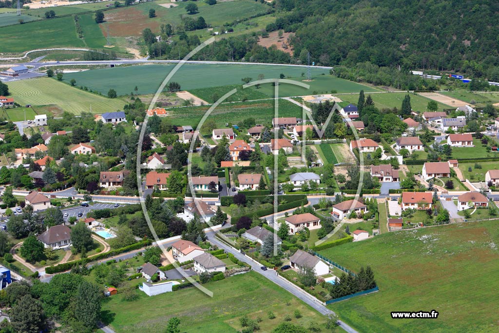 Photo arienne de Saint-Victor (Le Fricoulat)