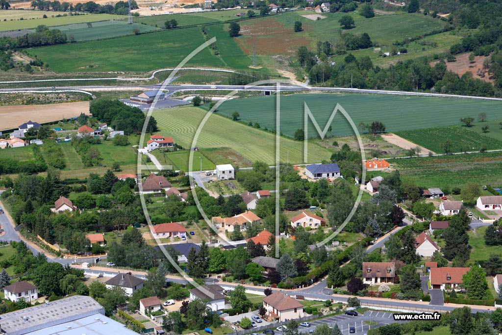Photo arienne de Saint-Victor (Le Fricoulat)