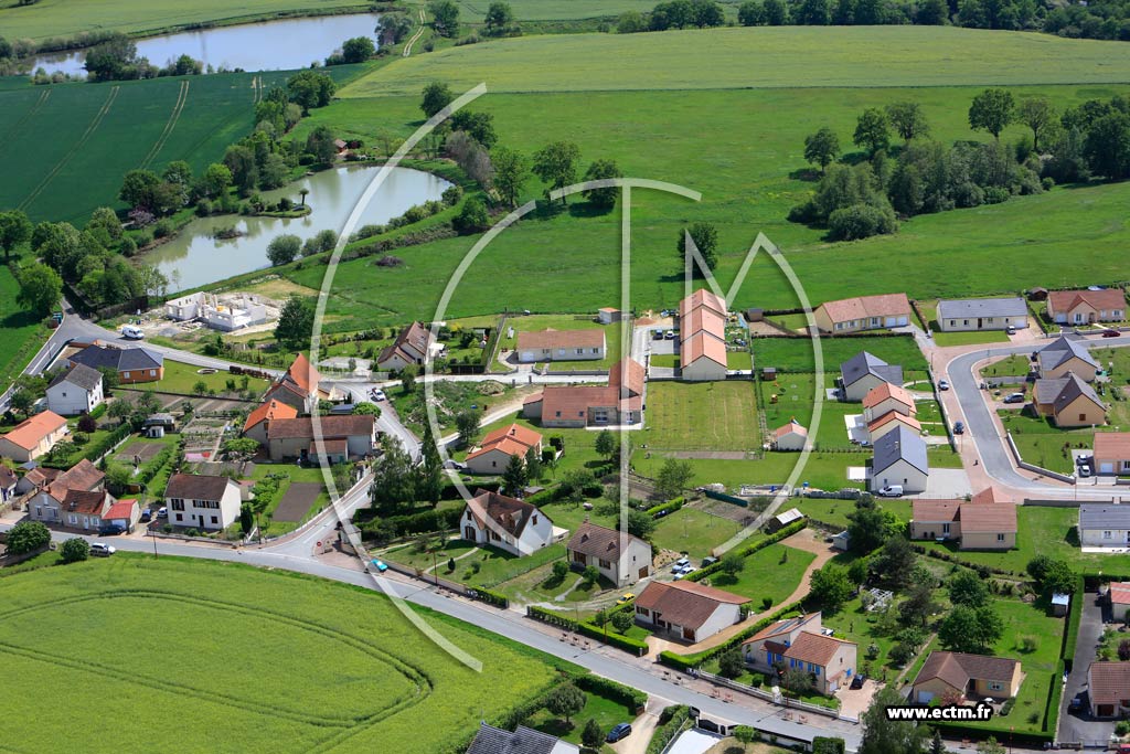 Photo arienne de Saint-Victor (Nafour)
