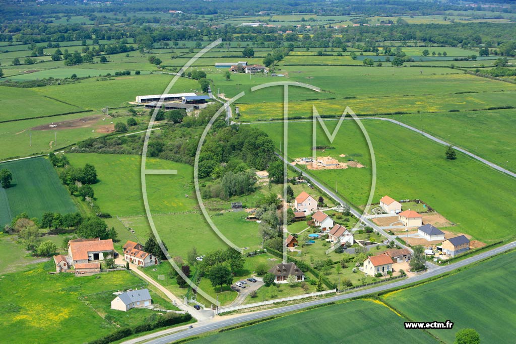 Photo arienne de Saint-Victor (Sainte Alix)
