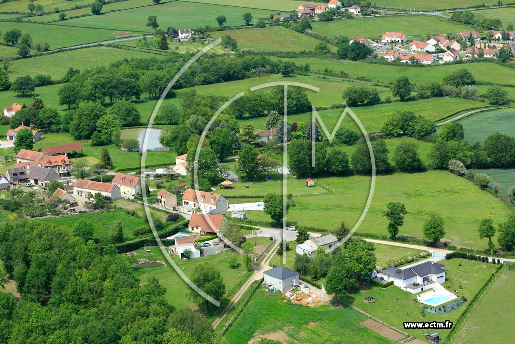 Photo arienne de Vaux (Les Crozardais)