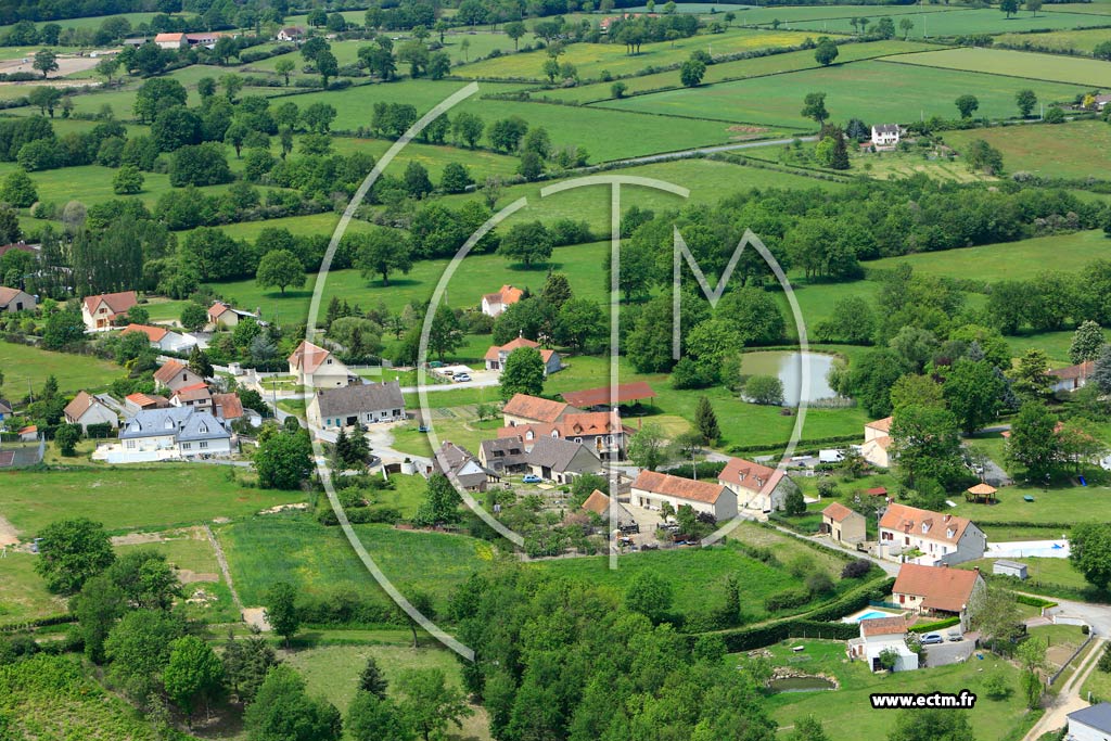 Photo arienne de Vaux (Les Crozardais)