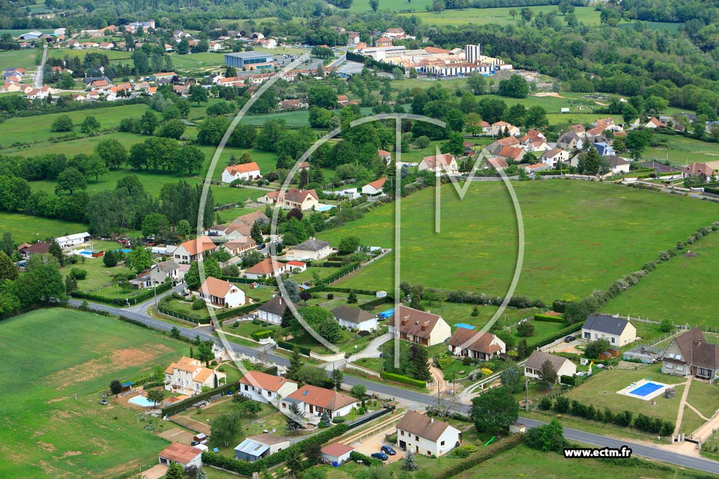 Photo arienne de Vaux (Les Crozardais)