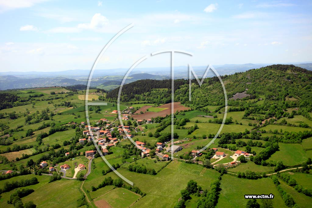Photo arienne de Lantriac (La Collange)