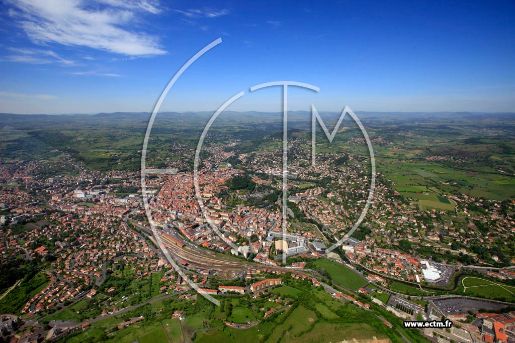 Photo arienne de Le Puy-en-Velay