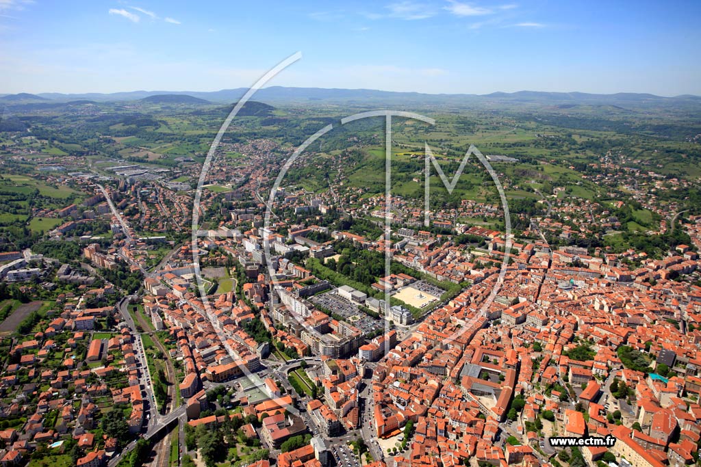 Photo arienne de Le Puy-en-Velay