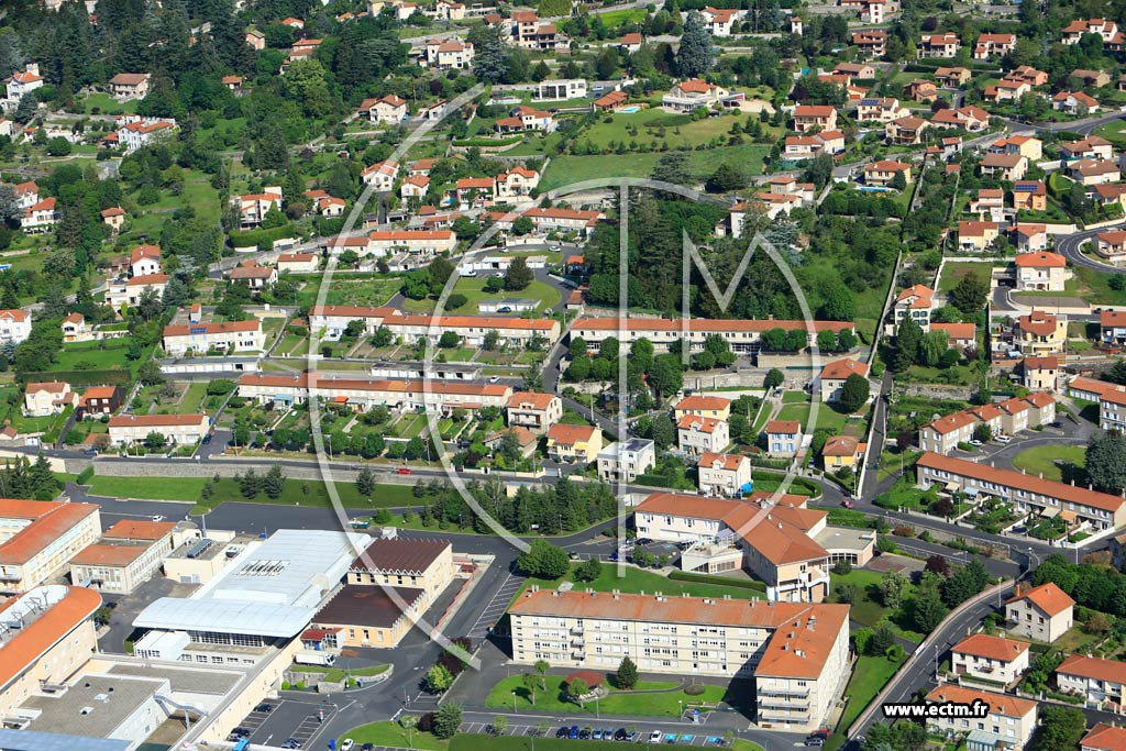 Photo arienne de Le Puy-en-Velay