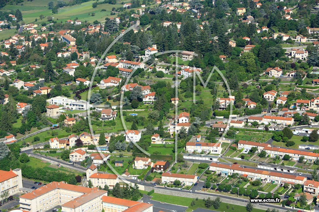 Photo arienne de Le Puy-en-Velay