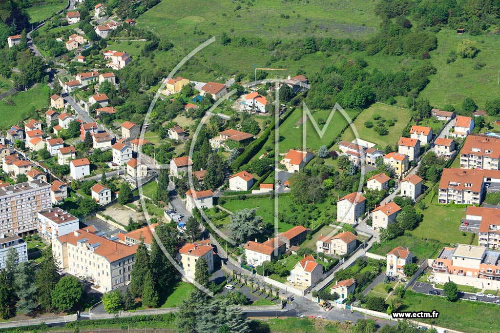 Photo arienne de Le Puy-en-Velay