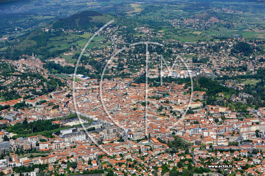 Photo arienne de Le Puy-en-Velay