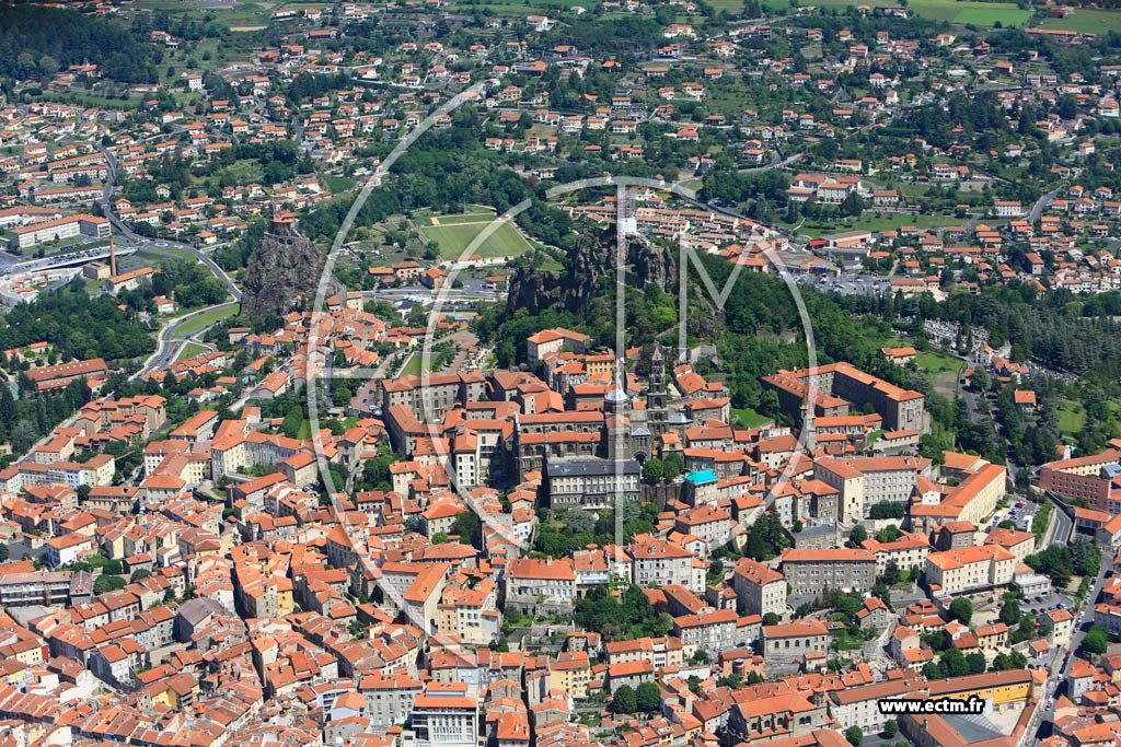 Photo arienne de Le Puy-en-Velay