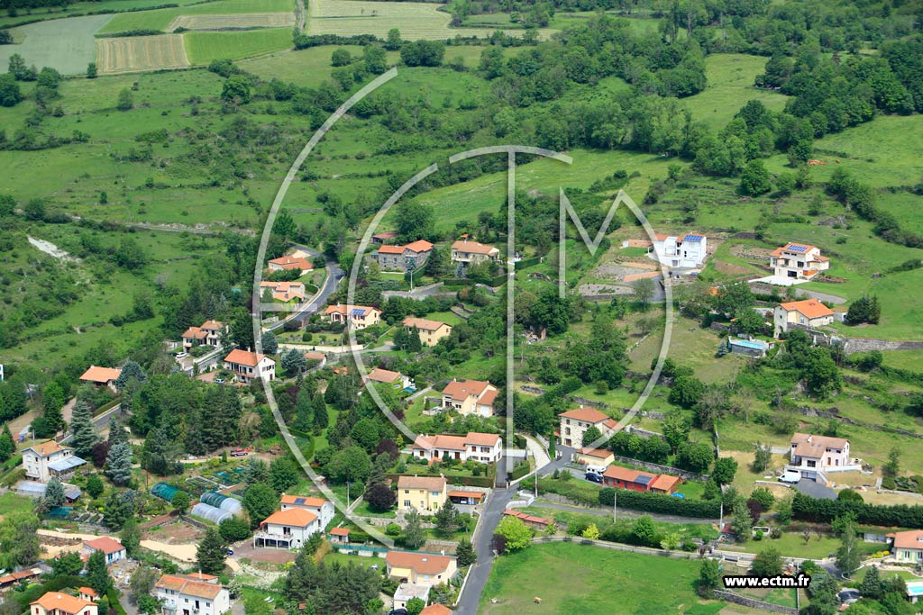 Photo arienne de Polignac (Bonne Garde)