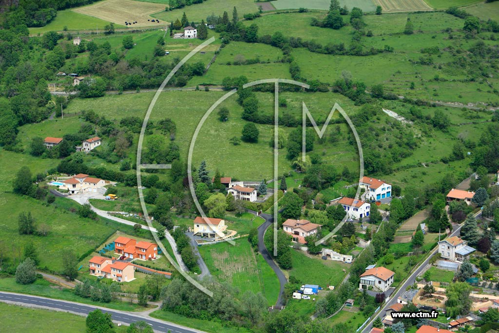 Photo arienne de Polignac (Bonne Garde)