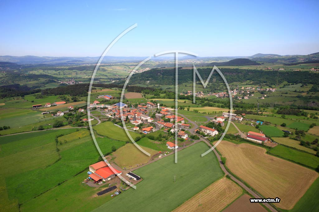 Photo arienne de Polignac (Chambeyrac )
