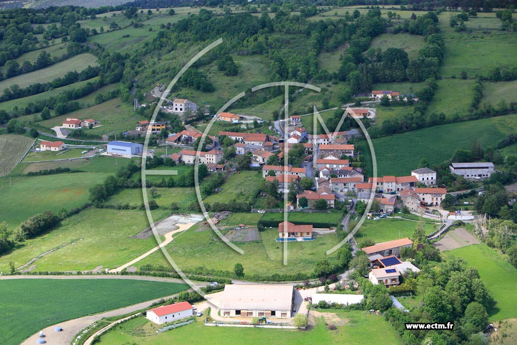 Photo arienne de Rosires (Chiriac)