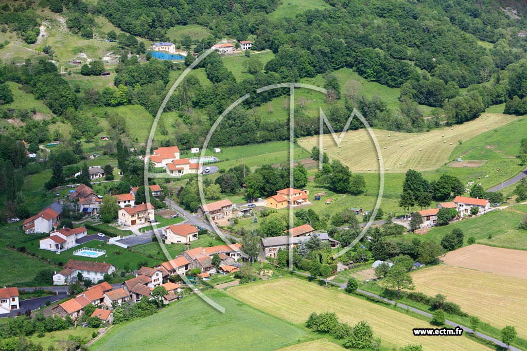 Photo arienne de Rosires (Les Granges)