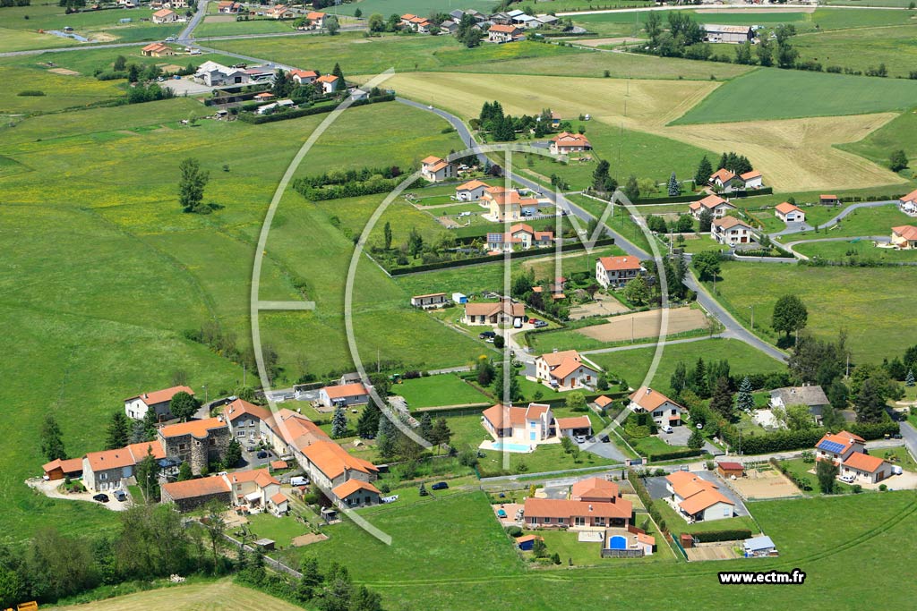 Photo arienne de Saint-Germain-Laprade (Le Pin)