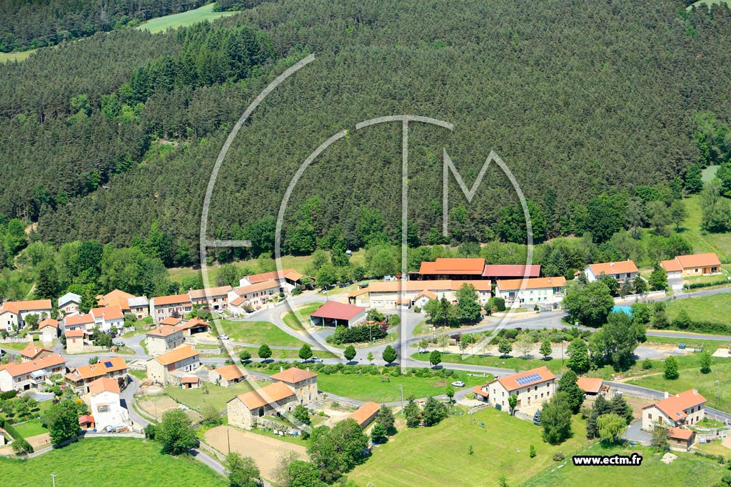 Photo arienne de Saint-Pierre-Eynac (Marnhac)