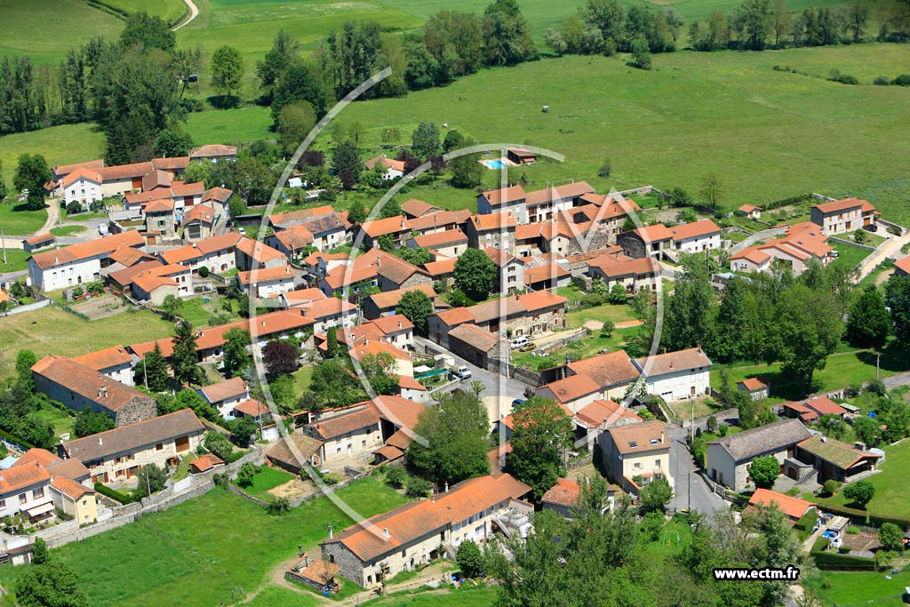 Photo arienne de Saint-Vincent (Chalignac)