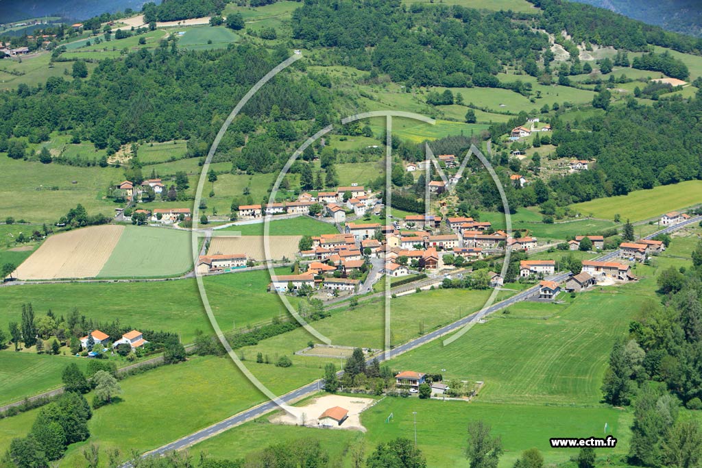 Photo arienne de Saint-Vincent (Cheyrac)