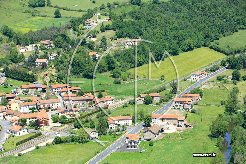 Photo arienne de Saint-Vincent (Cheyrac)