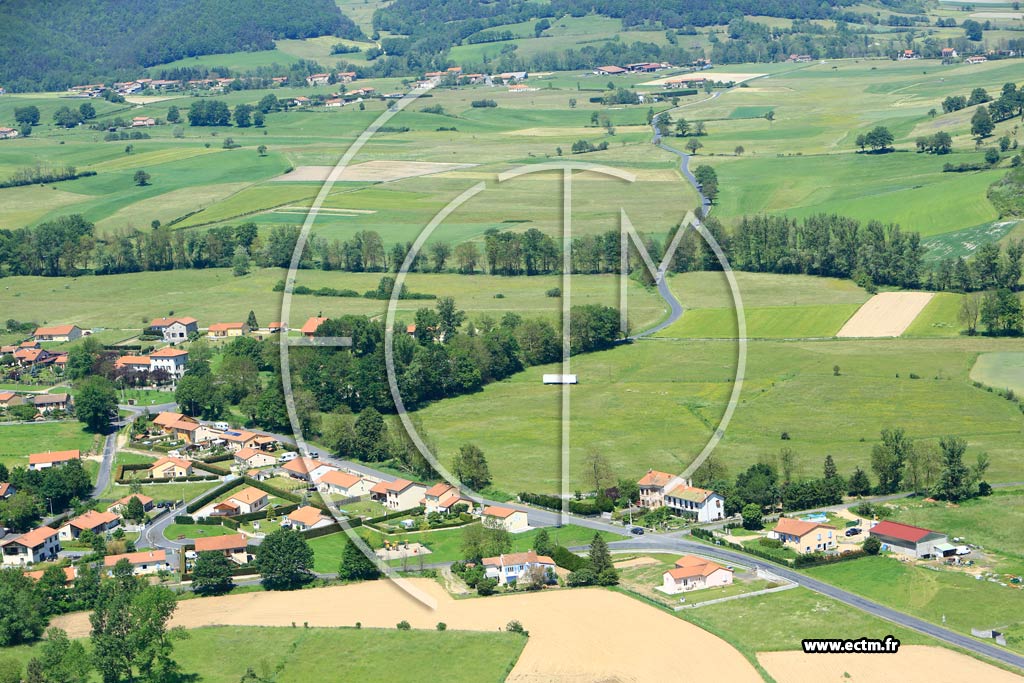 Photo arienne de Saint-Vincent (Le Puy de Chalignac)