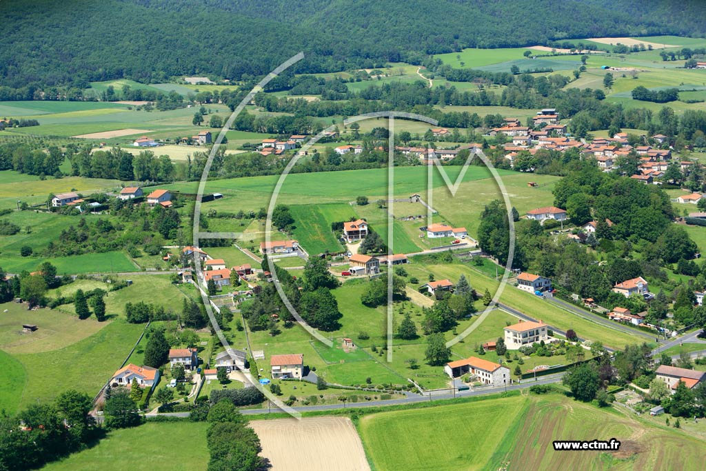 Photo arienne de Saint-Vincent (Le Puy de Chalignac)