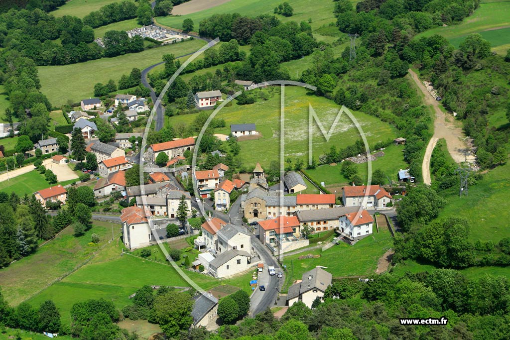 Photo arienne de Saint-tienne-Lardeyrol