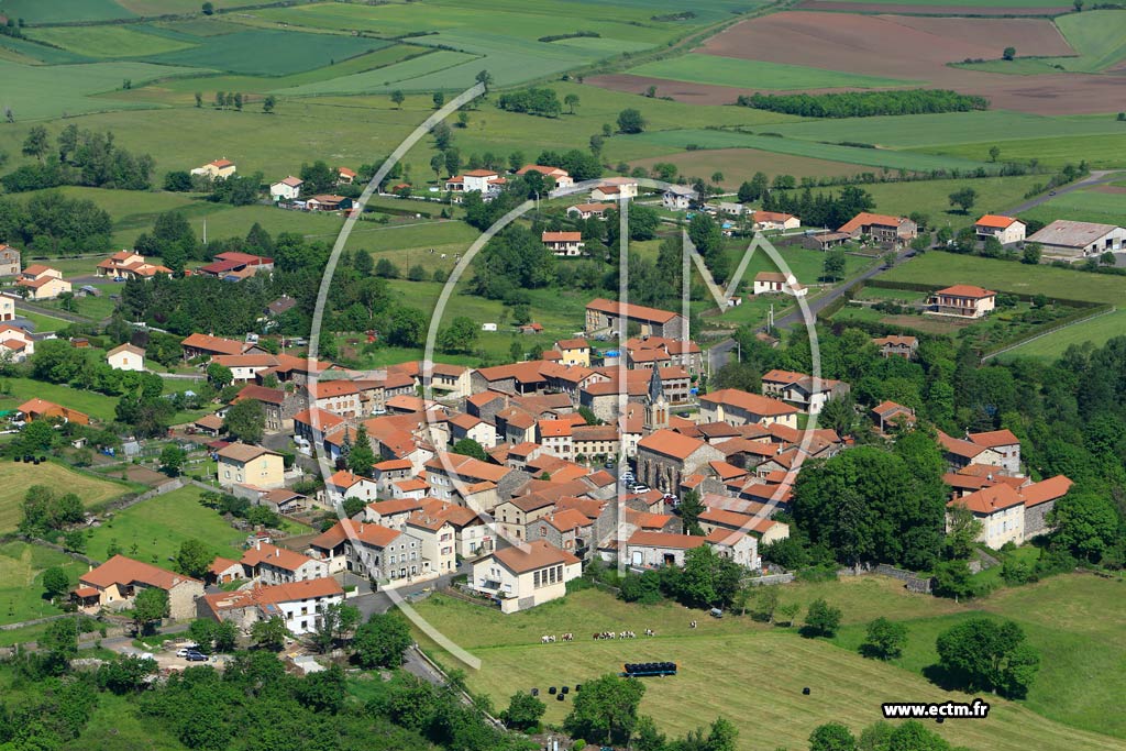 Photo arienne de Sanssac-l'glise